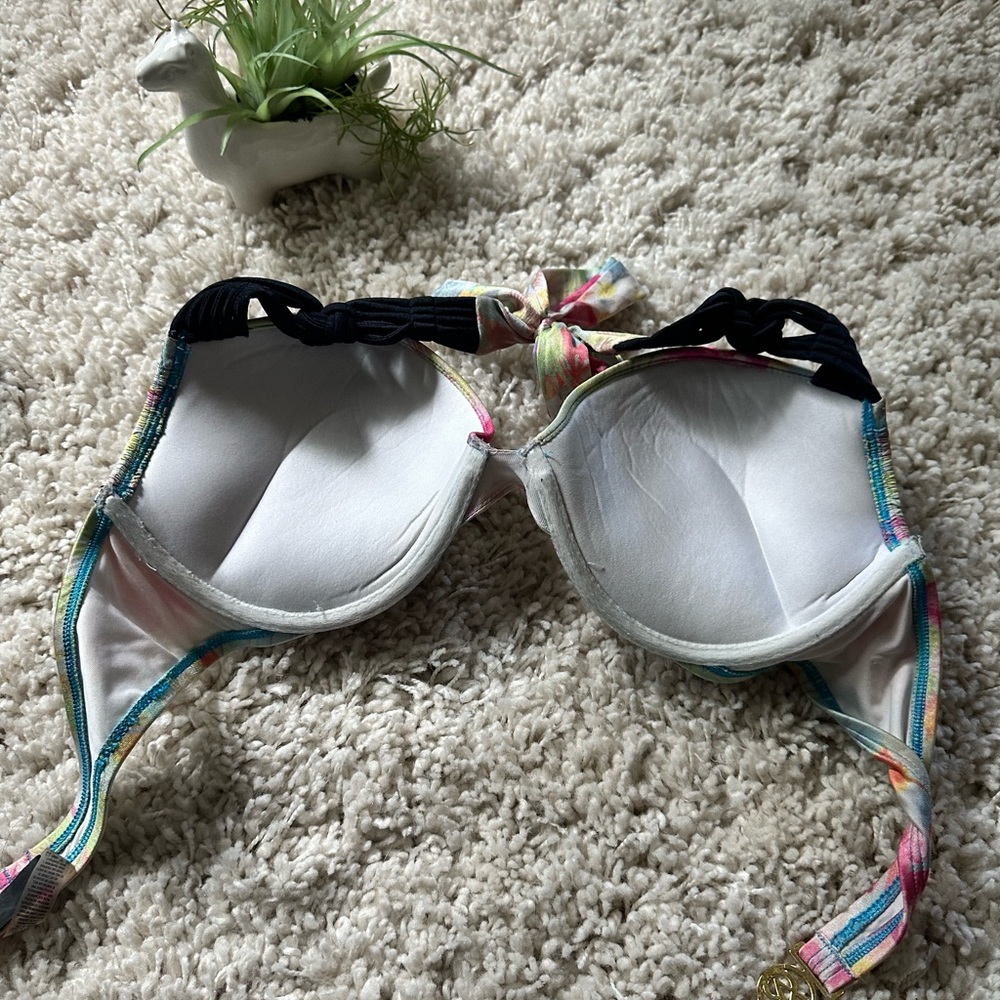 Victoria’s Secret push-up 36C bikini swim suit bra top tropical booster - Picture 4 of 4